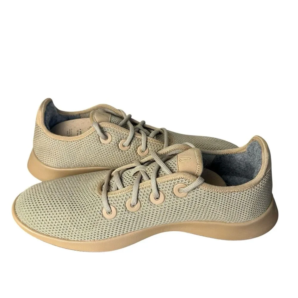 Allbirds Tree Runner Hazy Beige Breathable Mens Shoes Size 12 Sneakers